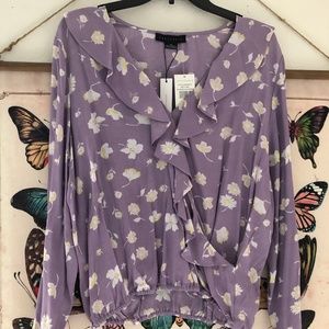 Sanctuary lavender with floral Blouse
